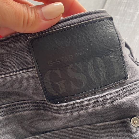 G Star Raw New Radar Skinny Gray Grey 26/32 - Picture 7 of 9